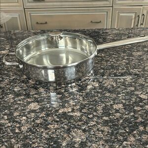 WOLFGANG PUCK STAINLESS STEEL 11" CHICKEN FRYER